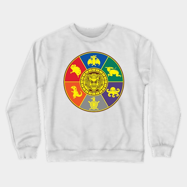 Avatar Animal Calendar Crewneck Sweatshirt by Inhouse